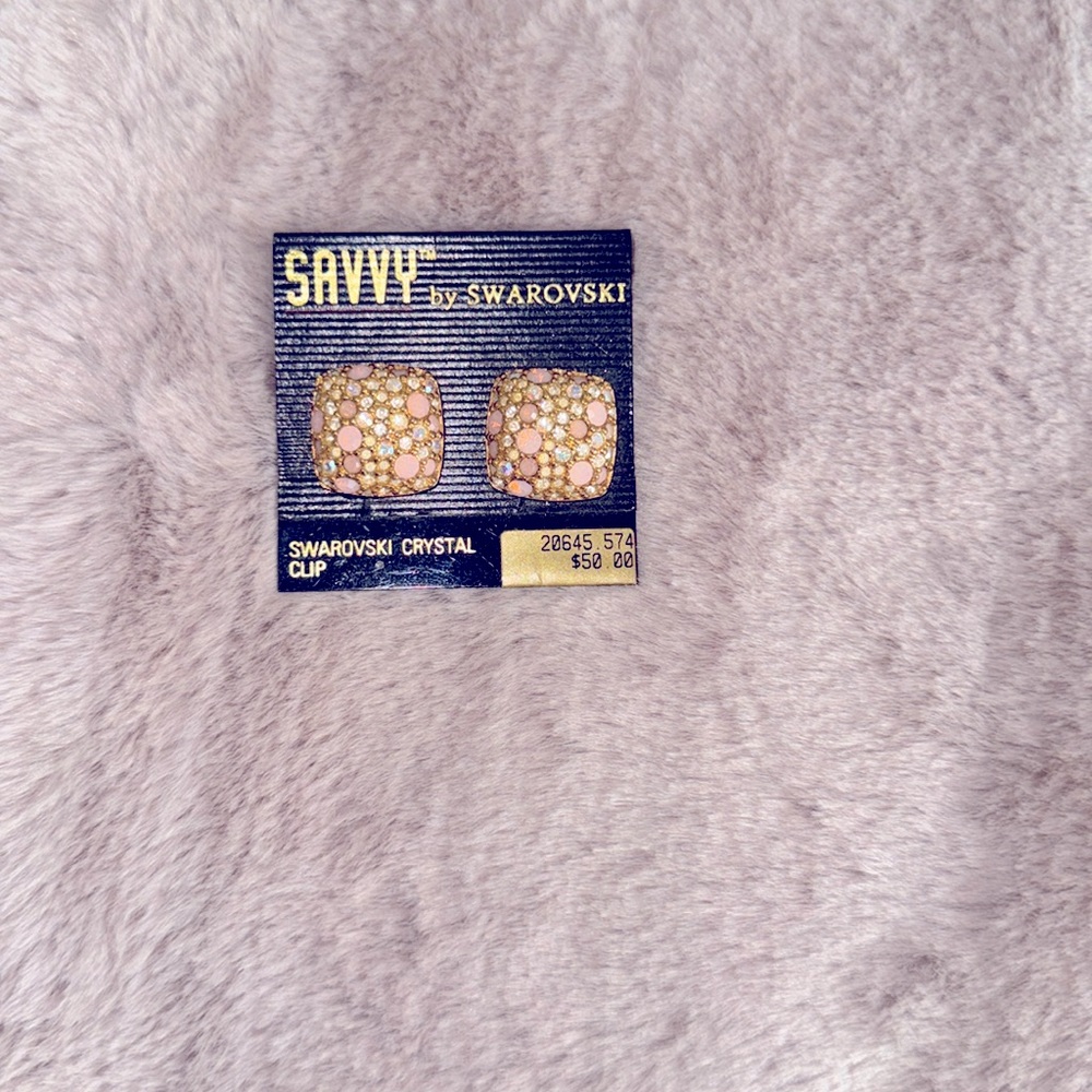 Swavorski crystal earrings